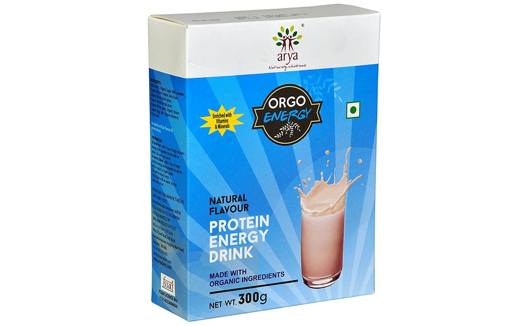 Arya Natural Flavour Protein Energy Drink Box 300 grams GoToChef